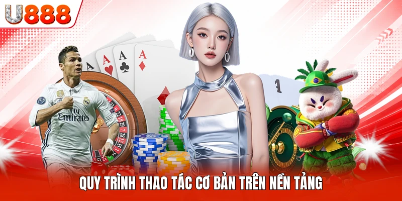 Quy trình thao tác cơ bản trên nền tảng